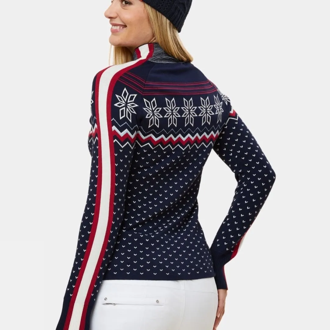 Womens Snowhut Turtleneck Jumper