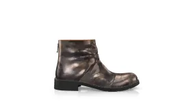 Wrinkled Ankle Boots 5561